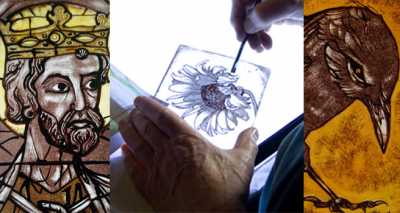 Painting Workshop banner (c) Stained Glass Museum